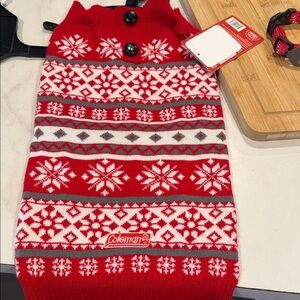 Coleman Festive Red Snowflake Sweater